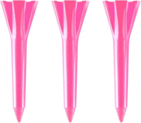 IZZO Golf Plastic Golf Tees, 1.5 Inch, Pink, 100 Pack in Saudi Arabia