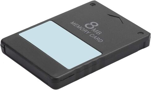 Game Memory Card 8M 16M 32M 64M Professional Design Memory for PS2 Console Sturdy and Convenient and Fast to Use Black Rest Assured Performance Bring Better Experience with (16M in Saudi Arabia
