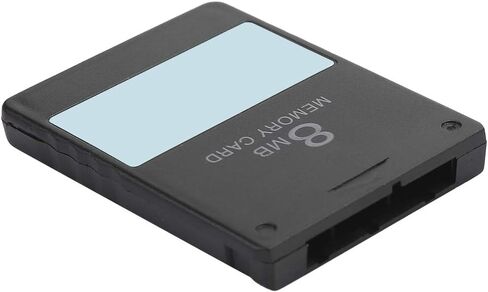 Game Memory Card 8M 16M 32M 64M Professional Design Memory for PS2 Console Sturdy and Convenient and Fast to Use Black Rest Assured Performance Bring Better Experience with (16M in Saudi Arabia