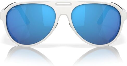 Costa Man Sunglasses Matte Black Frame, Gold Mirror Lenses, 59MM in Saudi Arabia