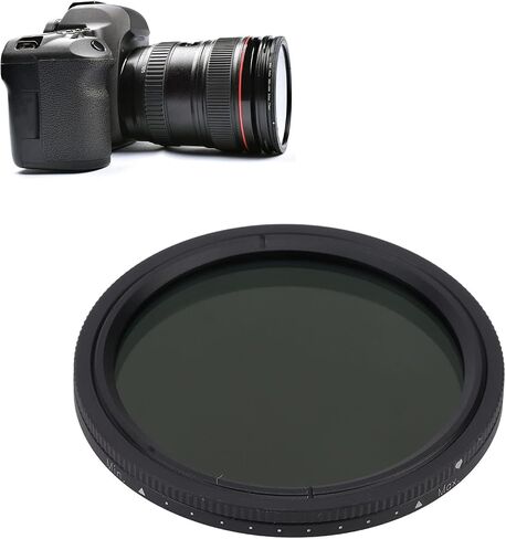 Camera ND Filter ND2 to ND1000 Adjustable Optical Glass Camera Filter Lens for Flowing Water 49mm Filter Camera Scenery Filter Camera Medium (72mm) in Saudi Arabia