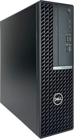 Dell Optiplex 7080 SFF Desktop | Core i7-10700 - 256GB SSD Hard Drive - 16GB RAM | 8 cores @ 4.8 GHz Win 11 Pro Black (Renewed) in Saudi Arabia