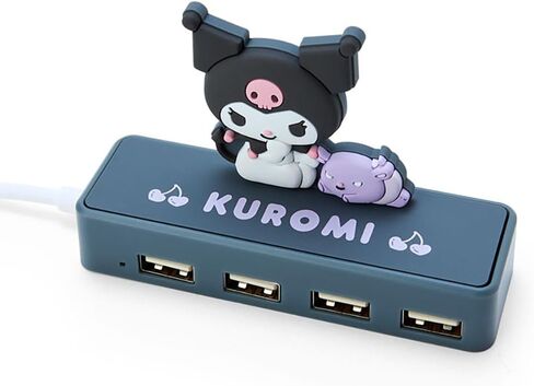 Sanrio Slim USB Hub - Cinnamoroll Character, 2.4 x 3.7 inches (6 x 9.5 x 3 cm), 4 Ports, 480 Mbps Data Transfer Rate in Saudi Arabia