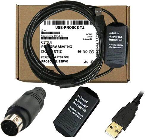 USB-PROSCE Programming Cable for PROSCE T1 Series PLC USB RS232 Interface Data Download Cable(USB-PROSCE T1) in Kuwait