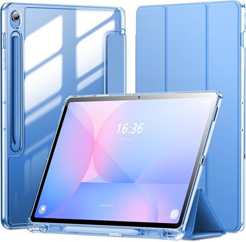 Infiland for Galaxy Tab S10 Fe Plus (2025) 13.1 بوصة تغطية حالة وقائية Tri-Fold Slim Tri-Fold مع حامل قلم S لـ Samsung Galaxy Tablet S10 Fe+ (Rose Gold) in Saudi Arabia