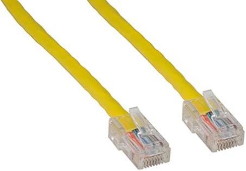 CAT5E 350 MHz UTP مجمعة كابل شبكة إيثرنت (5 أقدام (حزمة واحدة) ، أصفر) in Saudi Arabia