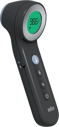 Braun No Touch and Forehead Thermometer - Touchless Thermometer for Adults, Babies, Toddlers and Kids – Fast, Reliable, and Accurate Results in Saudi Arabia