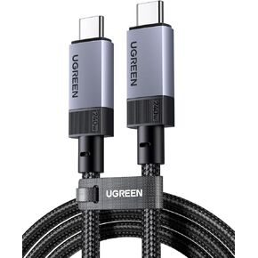 UGREEN 240W USB C Cable Gen2 10Gbps USB 3.2, 4K 60Hz Video Output Fast Charging Compatible with iPhone 16/15/14 Pro Max, NVMe SSD, Monitor, Galaxy S25/S24/S23 Ultra, MacBook Pro, 3.3FT