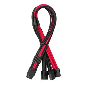 CableMod Pro ModFlex Sleeved 12V-2x6 12VHPWR StealthSense PCIe Extension (White, 16-pin to Triple 8-pin, 45cm)