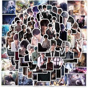 123pcs Anime Stationery Stickers Love and Deepspace Sticker Student Cartoon Q Version Vinyl Stickers Decals for Laptop Ebook Readers Water Bottles Journal Scrapbook Waterproof