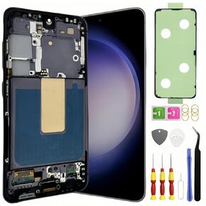 TFT Galaxy S23 5G استبدال شاشة Samsung Galaxy S23 LCD شاشة اللمس Display Pantalla مع إطار لا بصمات الأصابع SM-S911U S911B أسود