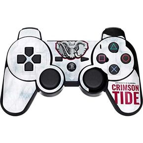 Skinit Decal Gaming Skin for PS3 Dual Shock Wireless Controller - Officially Licensed College Alabama Crimson Tide Net Design
