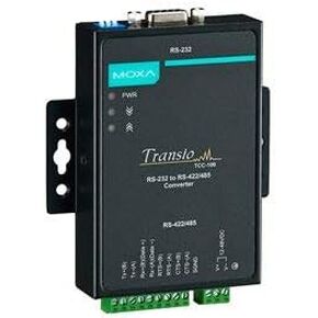 Moxa TCC-100I Din-Rail Mountable RS-232 to RS-422/485 Converter, Embedded Surge Protection (16KV ESD), with Isolation Protection (2KV)