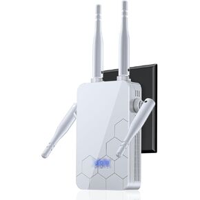 WiFi Extender Internet Booster, Range Repeater Wireless Routers Amplifier, Mesh Wi-Fi 80% Faster | Broader Than Ever, Support More Network Devices at Home