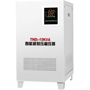 Automatic Voltage Stabilizer,High Precision Heavy Duty AC Voltage Regulator Single Phase Industry Use Variable Power Supply Power Conditioner with LED Display