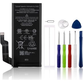 Replacement Battery GLU7G Compatible with Google Pixel 6A with Tools
