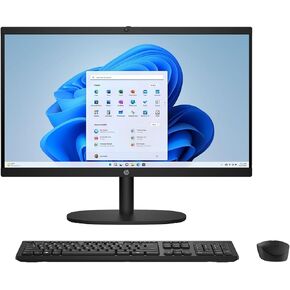 HP 22-DG000 Business All-in-One Desktop 2024 21.45" FHD 1920x1080 Intel Pentium Silver J5040 4-Core Intel UHD Graphics, 8GB DDR4 512GB SSD Wi-Fi Windows 11 Home Black Wireless Keyboard and Mouse