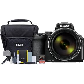 Nikon COOLPIX P950 Digital Camera (Black) Bundle with Case, Accessories and 128GB SD Card (3 Items)