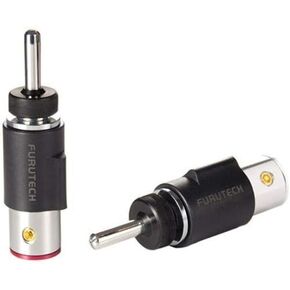 Furutech FT-212(R) Hi-Performance Rhodium-Plated Banana Terminals- Set of 4