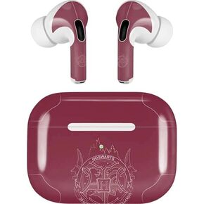 Skinit Decal Audio Skin Compatible with Apple AirPods Pro (2rd Gen, 2022) - Officially Licensed Warner Bros Hogwarts Crest Design