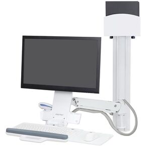 Ergotron 45-271-216 Bright White SV Combo ARM NO WS