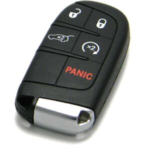 MOPAR OEM الإدخال بدون مفتاح FOB FOB 5-BUTTH SMART COPPATIONITY COMPATIONINGE TICKENT مع 2014-2022 JEEP GRAND CHEROKEE (FCC ID: M3N-40821302 / N: 68143505)
