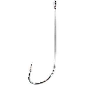 Eagle Claw 066 Size #2 Classic Hooks Nickel Finish 100 Pack Eagle Claw 2X Long Shank Offset Hook