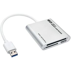 TRIPP LITE U352-000-MD-AL USB 3.0 Memory Card Reader/Writer, Aluminum Case