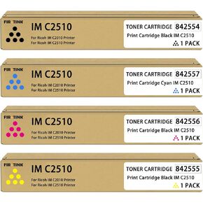 IMC2510 IM C2510 خراطيش حبر عالية الإنتاجية 30000 صفحة 842554 842557 842556 842555 أسود سماوي أرجواني أصفر بديل معاد تصنيعه لطابعة Ricoh IM C2010 IM C2510
