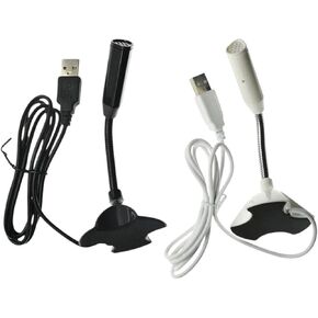 Mini USaB Microphone for 2 3 4 Pc Notebook Laptop Ktv Singing Video Game Recording