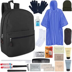 12 Pack Homeless Care Package Supplies Bulk Care Kit for Winter Homeless Survival Kit, 24 Pieces