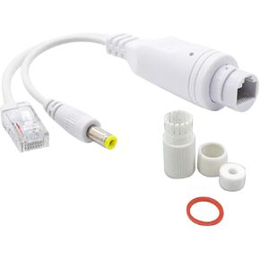 Plug & Play Poe Injector Ethernet Adapter ، 10/100Mbps RJ45 Connector Network Network Module