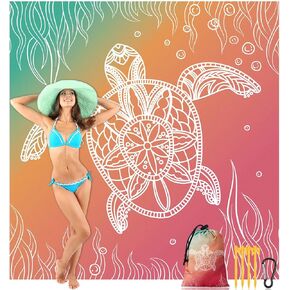 Beach Blanket Extra Large Waterproof Sandproof Beach Mat 78''x81'' for 1-4/1-8 Adult Quick Drying Durable Outdoor Picnic Oversized Mat for Sand Travel Camping