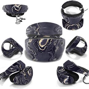 SILLID ART PS VR2 SKINS - غطاء واقعي للسوائل المجردة لسماعات الواقع الافتراضية السوائل ART -0167