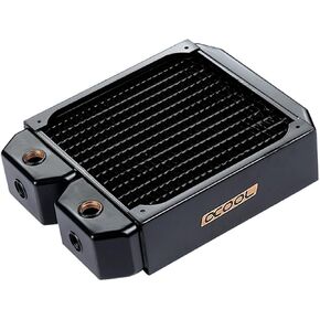 Alphacool NexXxos XT45 Full Copper Radiator140, 140mm x 1, Single Fan, Black