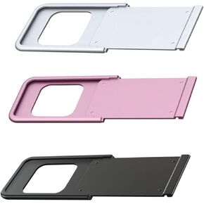 3Pcs Webcam Cover for Mobile Phones and Laptops Hacking Privacy Protector Compact and Easy to Use Mixed Colors for Enhanced Security and Style