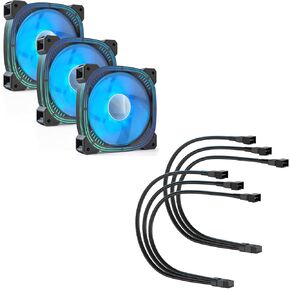 Case Fan 3 Pack & 1 to3 Cable