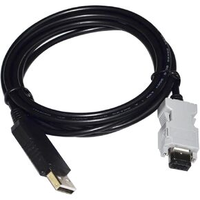 USB to SM-6P Encoder RS232 Serial IEEE1394 Communication Cable for SCH~Eider LXM Series SERVO Drive CN3 Port Link to PC(1.8M,FT232RL CHIP)