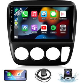 Naifay Android 11 Car Radio for Honda CRV 2002 2003 2004 2005 2006 Radio Upgrade, 9inch Touch Screen for Honda CRV Car Stereo with Carplay Android Auto WiFi GPS SWC Rear Camera Split Screen