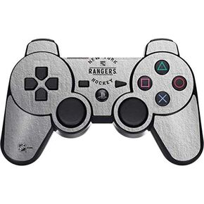 Skinit Decal Gaming Skin for PS3 Dual Shock Wireless Controller - Officially Licensed NHL New York Rangers Black Text Design