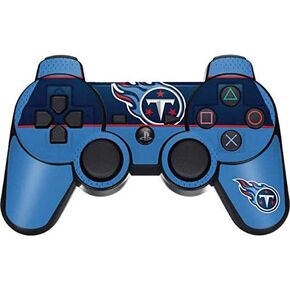Skinit Decal Gaming Skin Compatible with PS3 Dual Shock Wireless Controller - Officially Licensed NFL Tennessee Titans Zone Block Design