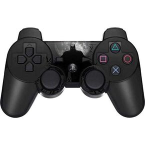 Skinit Decal Gaming Skin for PS3 Dual Shock Wireless Controller - Officially Licensed Warner Bros Batman with Moon Design