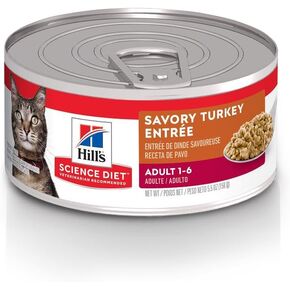 Hill's Science Diet Adult Wet Cat Food, Tender Tuna Dinner, 5.5 oz. Cans, 24-Pack in Kuwait