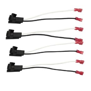 4 PCS Door Speaker Wiring Harness Cable Plug Fit for 1993-2014 GMC Chevy Yukon/Silverado/Sierra/Express for Buick Cadillac