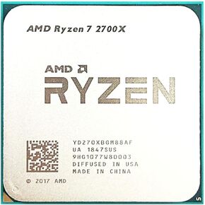 CPU Processor AMD Ryzen 7 2700X R7 2700X 3.7 GHz Eight-Core Sixteen-Thread 16M 105W CPU Processor Socket AM4
