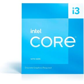 Intel Core13th Generation i3-13100 Desktop Processor (4 Core (4 P-Core), 12 MB Cache, up to 4.5 GHz, LGA1700)