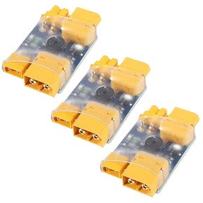 1PCS Smoke Stopper for FPV Drone: Short-Circuit Protection XT30/ XT60 Lipo Safety Detecting Switch with Alarm Buzzer for RC 2-6S Battery Flight Controller ESC Stack VTX