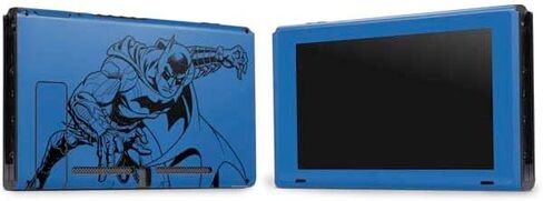 Skinit Skinit Gaming Gaming Skin متوافق مع حزمة Nintendo Switch - DC Comics Comics Batman Skeleton Diagram Design in Kuwait