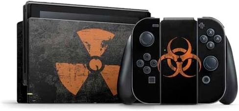 Skinit Decal Gaming Skin Compatible with Nintendo Switch Bundle - Biohazard Red Design in Saudi Arabia
