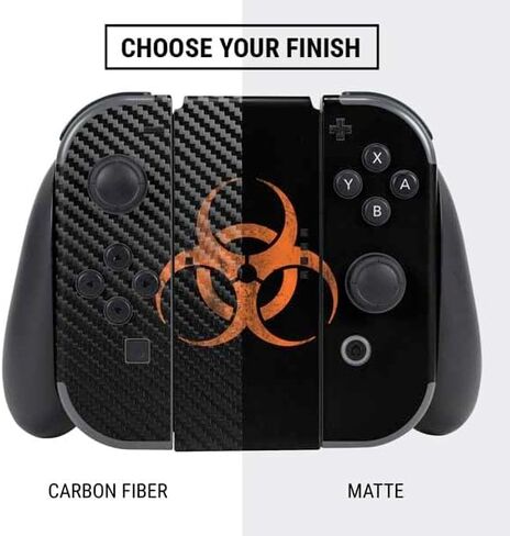 Skinit Decal Gaming Skin Compatible with Nintendo Switch Bundle - Biohazard Red Design in Saudi Arabia